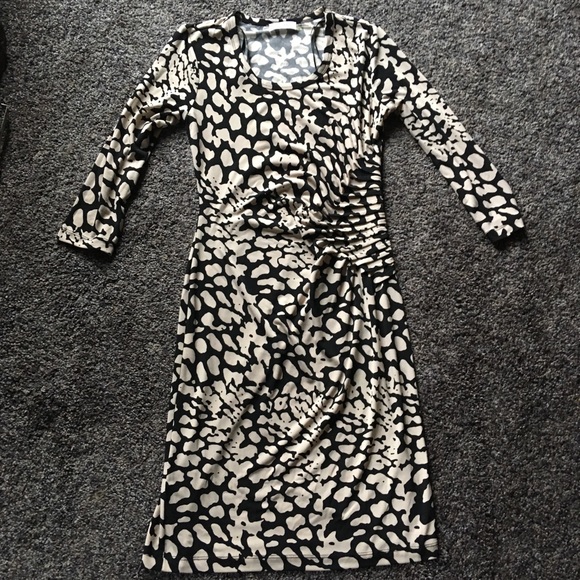 Calvin Klein Print Jersey Dress - Picture 2 of 7